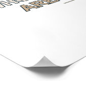 Affiche de citation d'aventure - Art mural typogra (Coin)