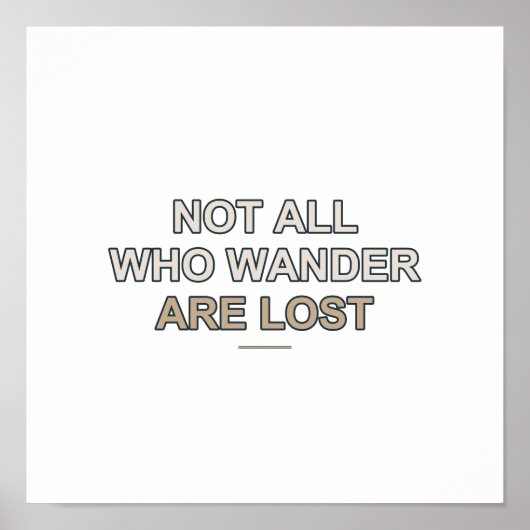 Affiche de citation d'aventure - Art mural typogra (Devant)
