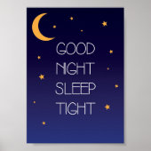 Affiche de citation de bonne nuit (Devant)