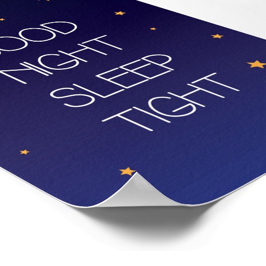 Affiche de citation de bonne nuit (Coin)