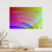 Affiche de citation de Christian Healing (Cuisine)