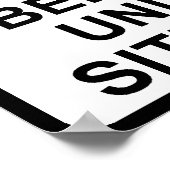 Affiche de citation de confiance Panneau Signe Imp (Coin)
