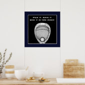 Affiche de citation de gardien de crosse (Cuisine)