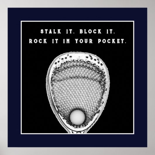 Affiche de citation de gardien de crosse (Devant)