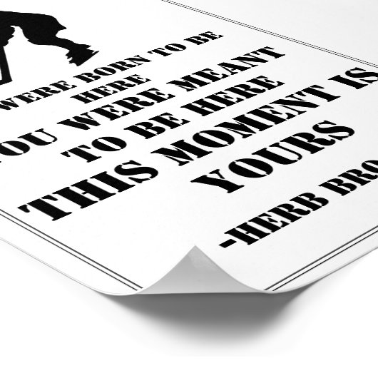 Affiche de citation de hockey (Coin)