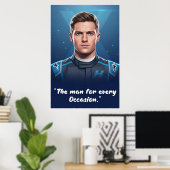 Affiche de citation de Hülkenberg (Bureau à domicile)