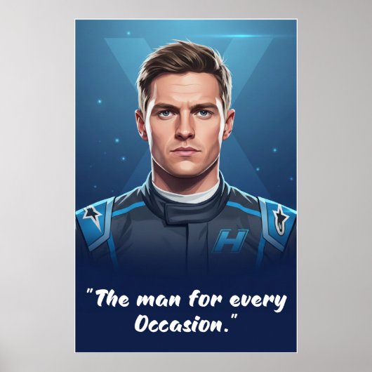 Affiche de citation de Hülkenberg (Devant)