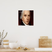 Affiche de citation de James Madison "Se méfier du (Cuisine)