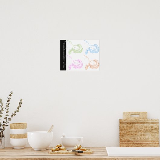 Affiche de citation de Jane Austen (Cuisine)