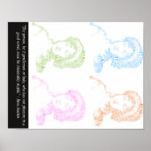 Affiche de citation de Jane Austen (Devant)