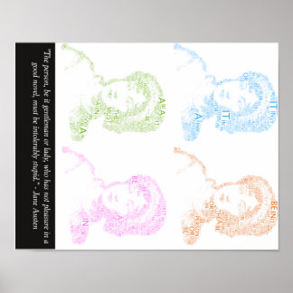 Affiche de citation de Jane Austen