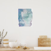 Affiche de citation de l'aquarelle "Faites vos rêv (Cuisine)