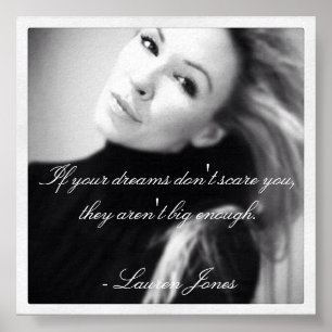 Affiche de citation de Lauren Jones