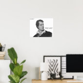 Affiche de citation de Lord Byron "L'Amour sans ai (Bureau à domicile)