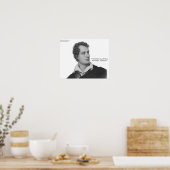 Affiche de citation de Lord Byron "L'Amour sans ai (Cuisine)