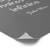 affiche de citation de Muir chic et inspirant (Coin)