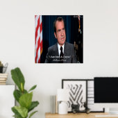 Affiche de citation de Nixon & Pas un escroc (Bureau à domicile)