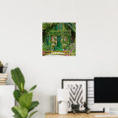 Affiche de citation de peinture de maison et de fl (Bureau à domicile)
