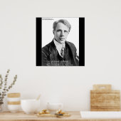 Affiche de citation de Robert Frost sur la route m (Cuisine)