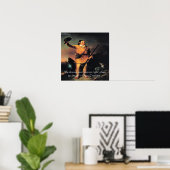 Affiche de citation de sagesse de Davy Crocket "Al (Bureau à domicile)