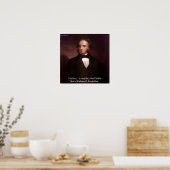 Affiche de citation de sagesse de HW Longfellow "L (Cuisine)