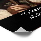 Affiche de citation de Shakespeare "Ô Amour Puissa (Coin)