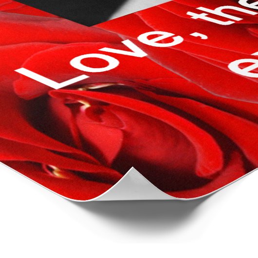 Affiche de citation de Virginia Woolf & Love (Coin)