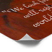 Affiche de citation de Wm Gladstone et le pouvoir  (Coin)