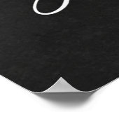 Affiche de citation d'encouragement noir et blanc (Coin)