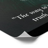 Affiche de citation d'Ida B Wells exposant la véri (Coin)