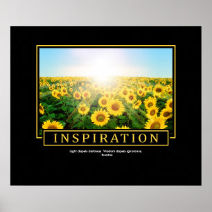 Affiche de citation d'inspiration