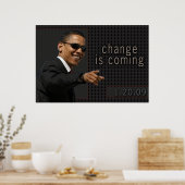 Affiche de citation d'Obama (Cuisine)