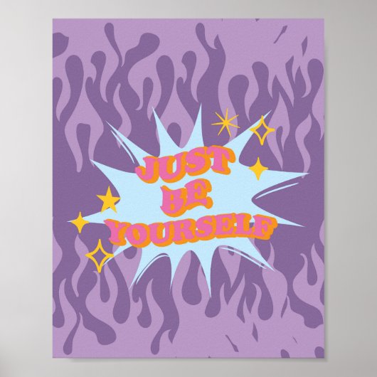 Affiche de citation esthétique des années 90 (Devant)
