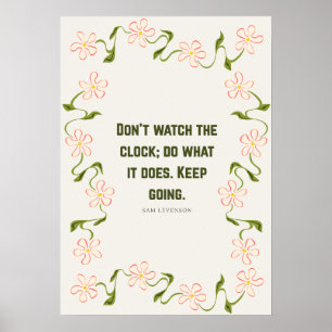 Affiche de citation florale fantaisiste – Producti