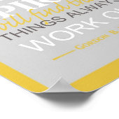 affiche de citation inspirante de gordon b hinckle (Coin)
