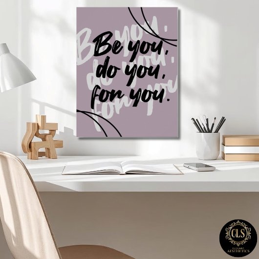 Affiche de citation inspirante minimaliste
