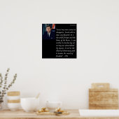 Affiche de citation JFK & Israël (Cuisine)