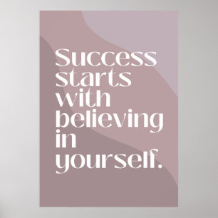 Affiche de citation motivante