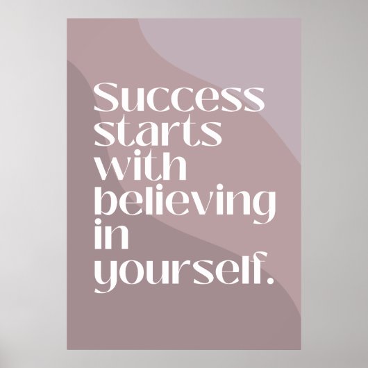 Affiche de citation motivante (Devant)