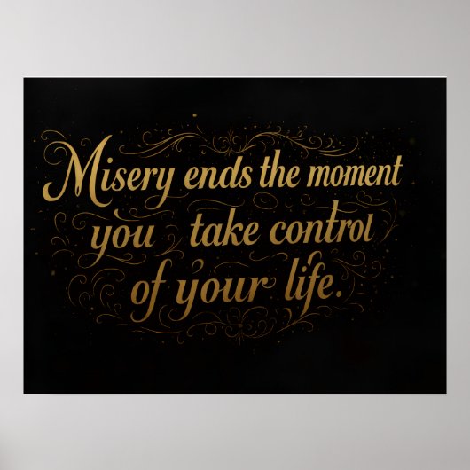 Affiche de citation motivante (Devant)