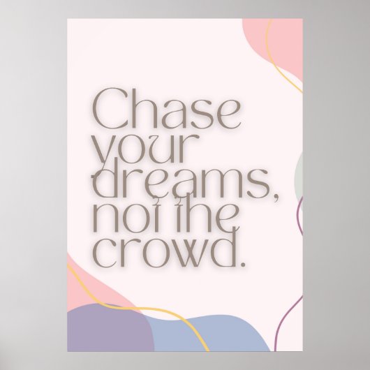 Affiche de citation motivante (Devant)