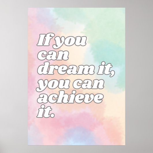 Affiche de citation motivante (Devant)