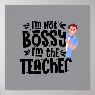 Affiche de citation motivante pour enseignant Art 