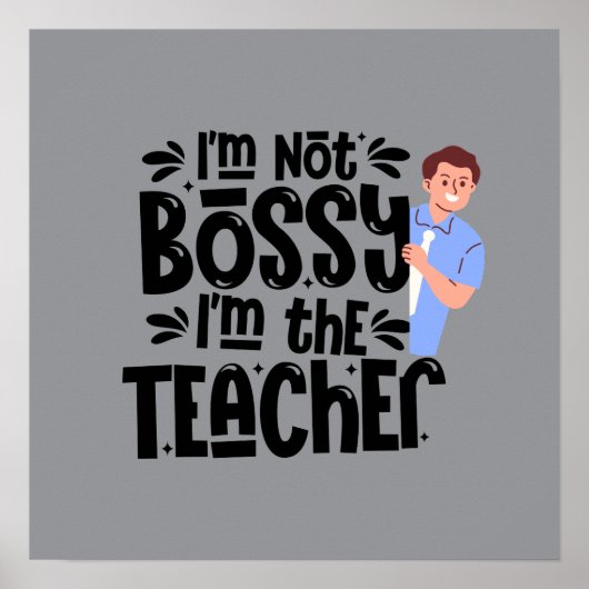 Affiche de citation motivante pour enseignant Art  (Devant)