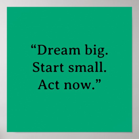 AFFICHE DE CITATION MOTIVATIONNELLE (Devant)