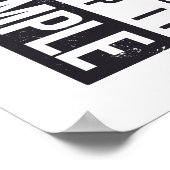 Affiche de citation motivationnelle moderne Gardez (Coin)