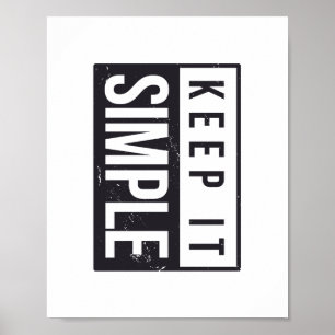 Affiche de citation motivationnelle moderne Gardez