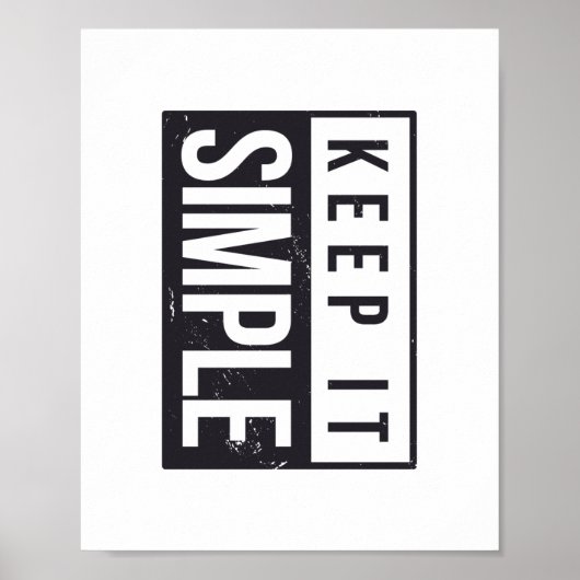Affiche de citation motivationnelle moderne Gardez (Devant)