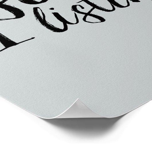 Affiche de citation musicale (Coin)