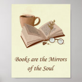 Affiche de citation pour amateur de livres (Devant)